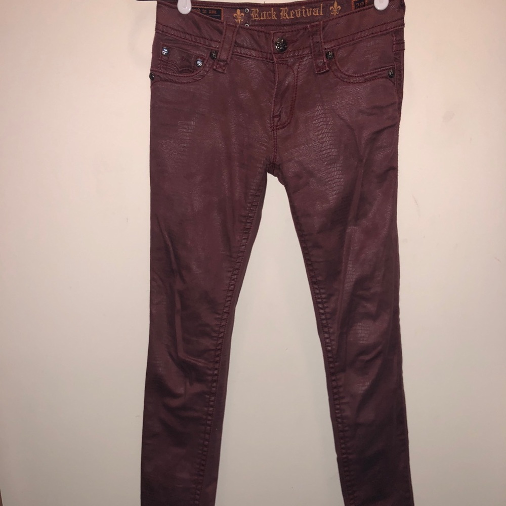 ROCK REVIVAL Textured Red Jeans!!!❤️❤️❤️